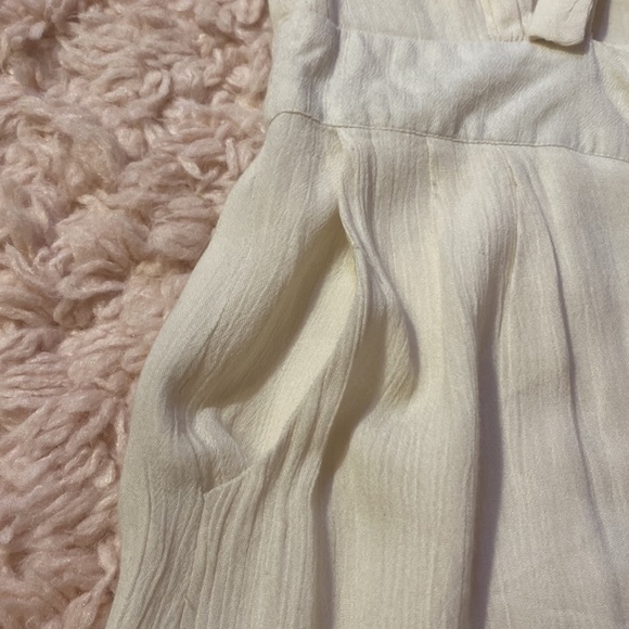 Tularosa Rowley Romper in cream with embroidery flowers - Picture 7 of 12